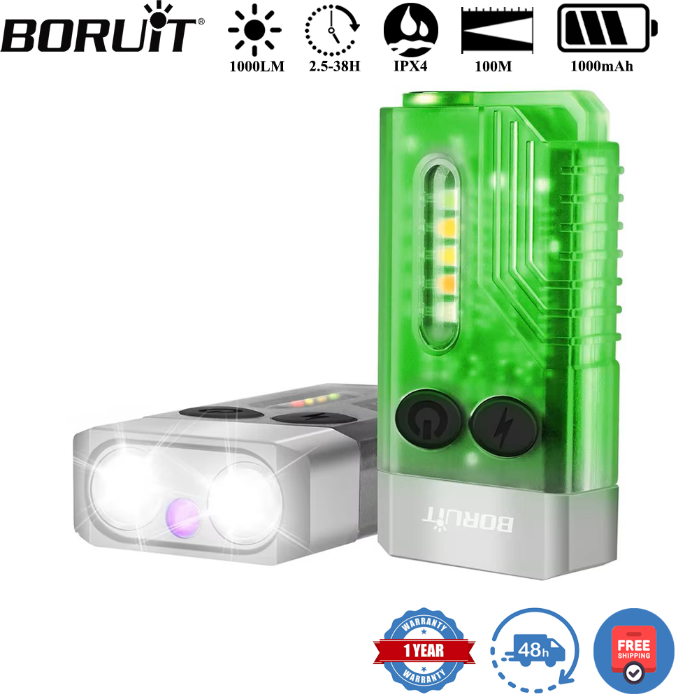 BORUiT V10 키체인 UV LED EDC 형광 플 - Outdoor Camping Adventure 리뷰 및 가격