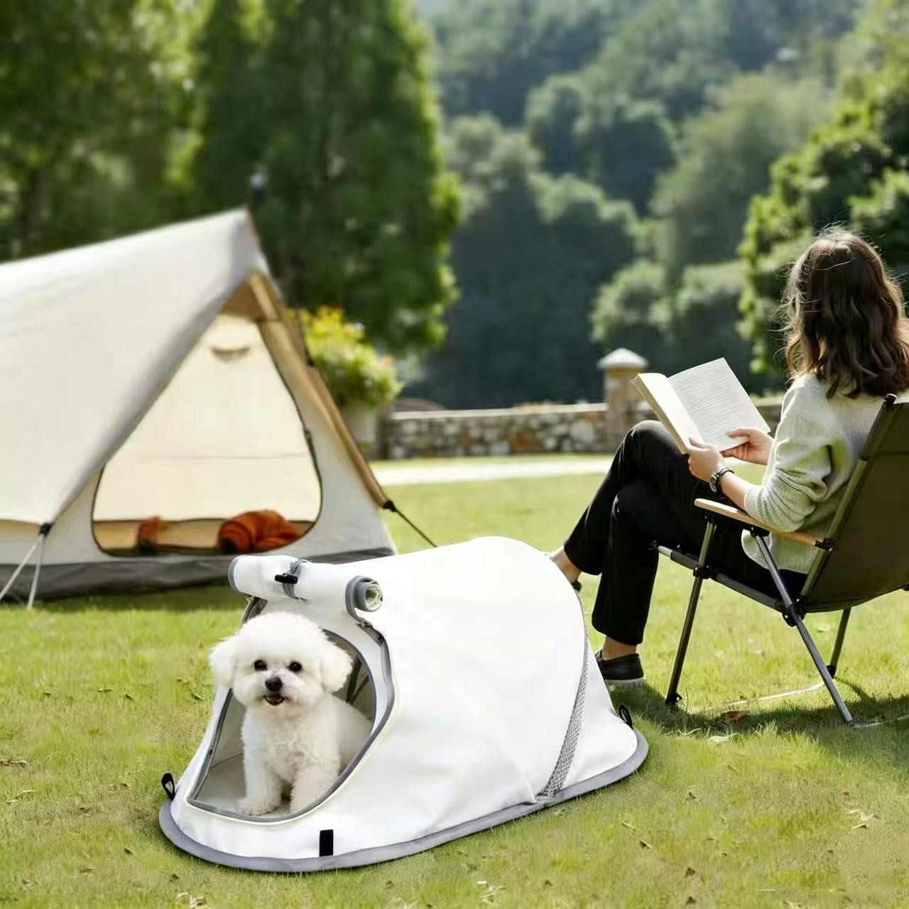 접이식 애완동물 텐트 휴대용 강아지 & 고양이 집 가볍 - Outdoor Camping Dog Kennel 리뷰 및 가격