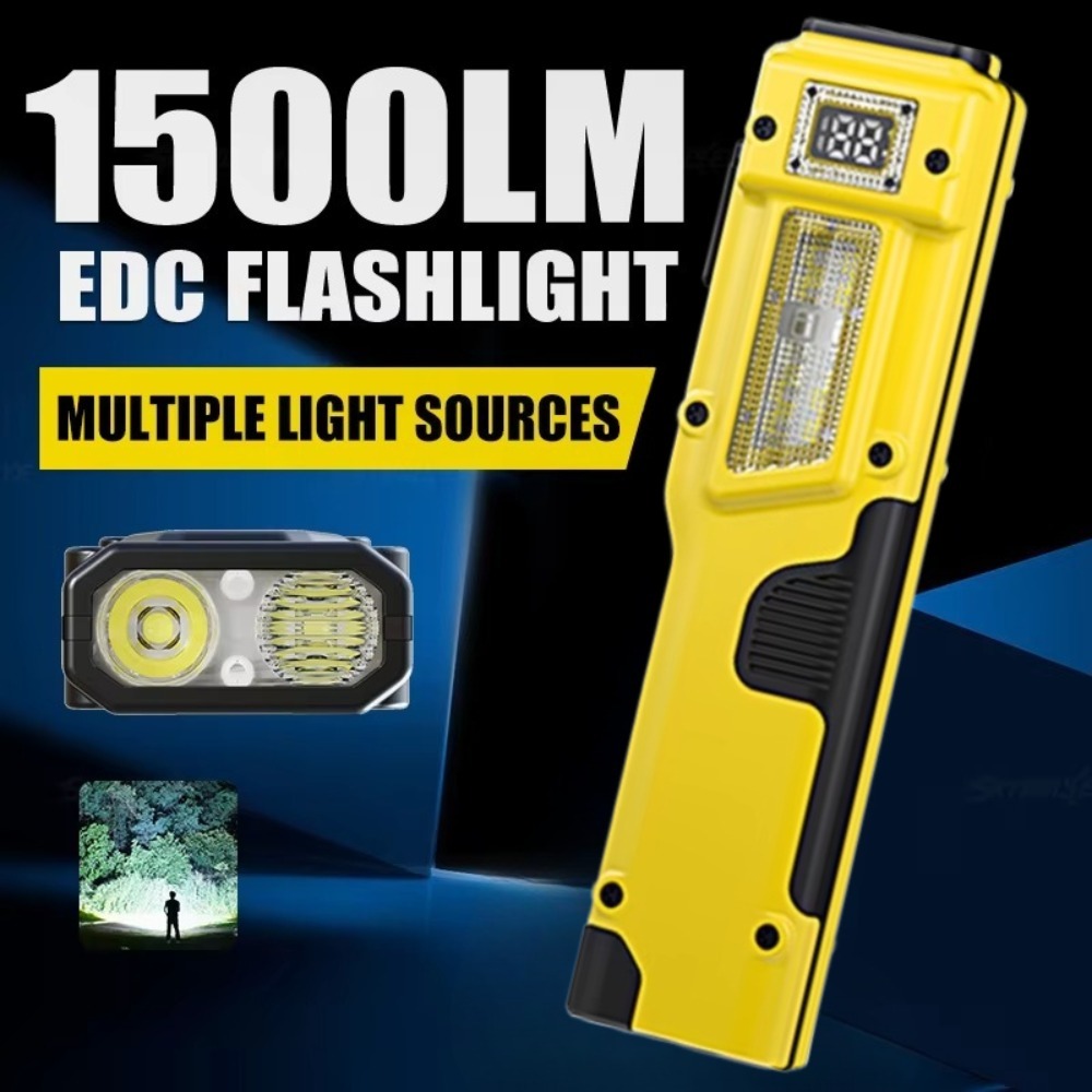초박형 EDC 충전식 LED 손전등 배터리 디스플레이  - Outdoor Camping Adventure 리뷰 및 가격