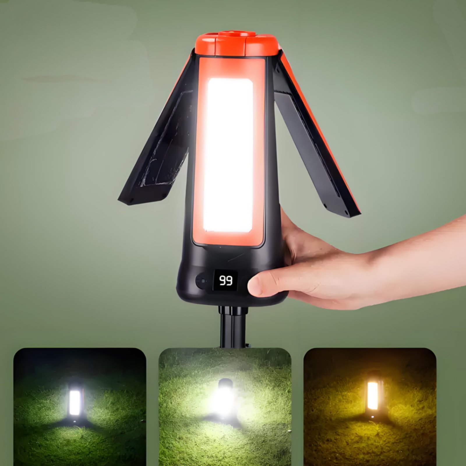 텔레스코픽 텐트 램프 높이 조절 가능 휴대용 캠핑 램프 - Outdoor Camping Light Portable 리뷰 및 가격