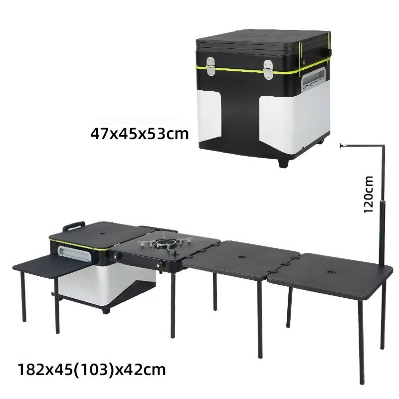 고품질 야외 휴대용 캠핑 주방 박스 접이식 이동식 피크 - Outdoor Camping Table Foldable 리뷰 및 가격