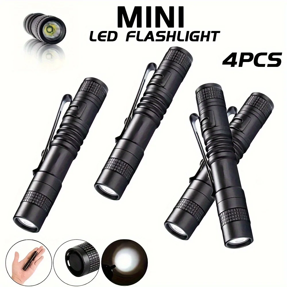 1-4PCS 미니 휴대용 LED 펜 라이트 포켓 야외  - Outdoor Camping Light Portable 리뷰 및 가격