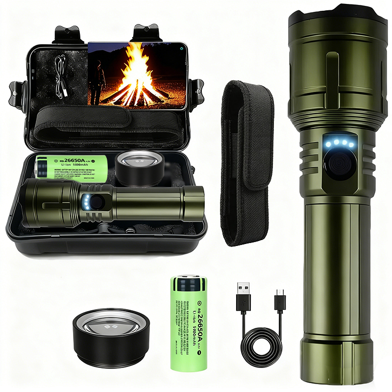 초강력 손전등 집중 점화 손전등 방수 군사 전술 램프  - Outdoor Camping Adventure 리뷰 및 가격