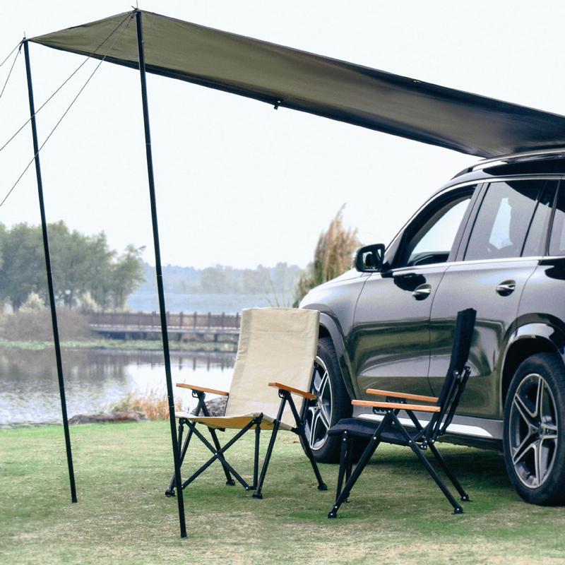 차량용 루프랙 차양막, 폴, 로프, 못 포함된 차량용  - Waterproof Tarp Shelter 리뷰 및 가격