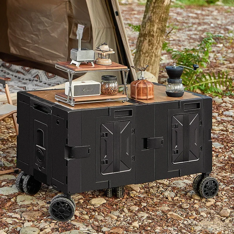 다기능 야외 캠핑 트롤리 케이스 피크닉 도구 차량용 접 - Outdoor Camping Table Foldable 리뷰 및 가격