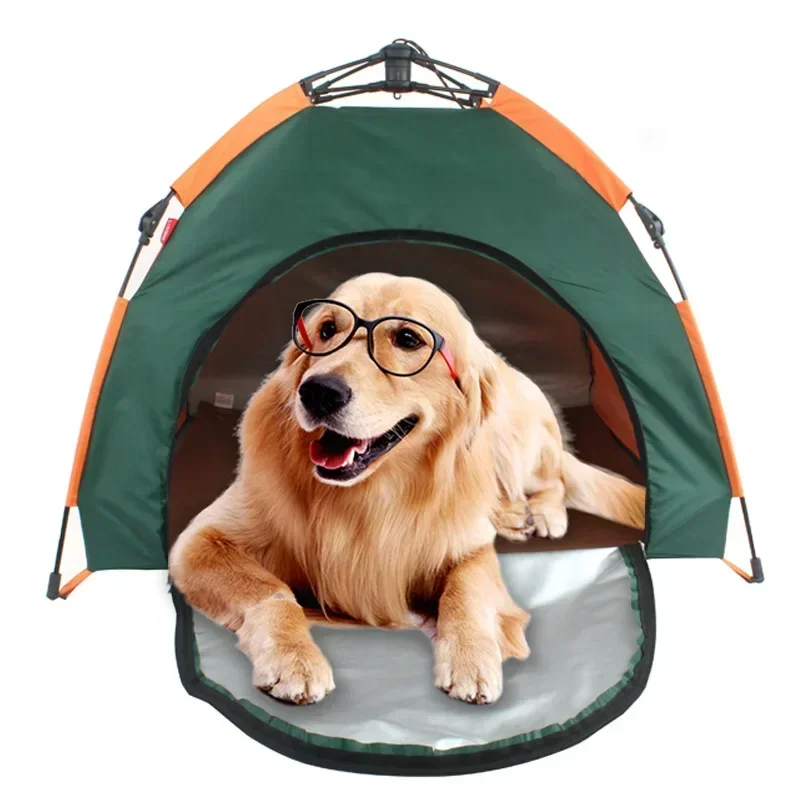 강아지 집 텐트 고양이 침대 애완동물 쿠션 방수 자동  - Outdoor Camping Dog Kennel 리뷰 및 가격