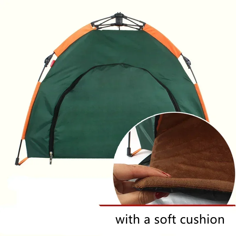 강아지 집 텐트 고양이 침대 애완동물 쿠션 방수 자동  - Outdoor Camping Dog Kennel 리뷰 및 가격