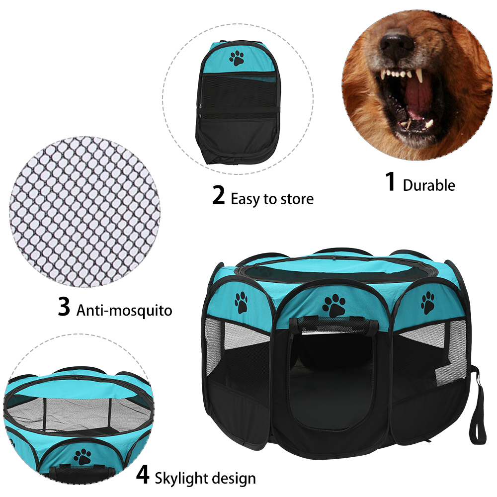 접이식 애완 동물 텐트 개집 캠핑 액세서리 애완 동물  - Outdoor Camping Dog Kennel 리뷰 및 가격