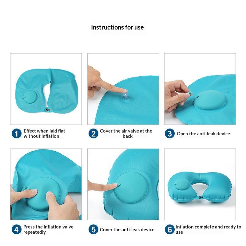 휴대용 접이식 에어 목베개, 보관 및 자체 충전 가능, - Outdoor Camping Store 리뷰 및 가격